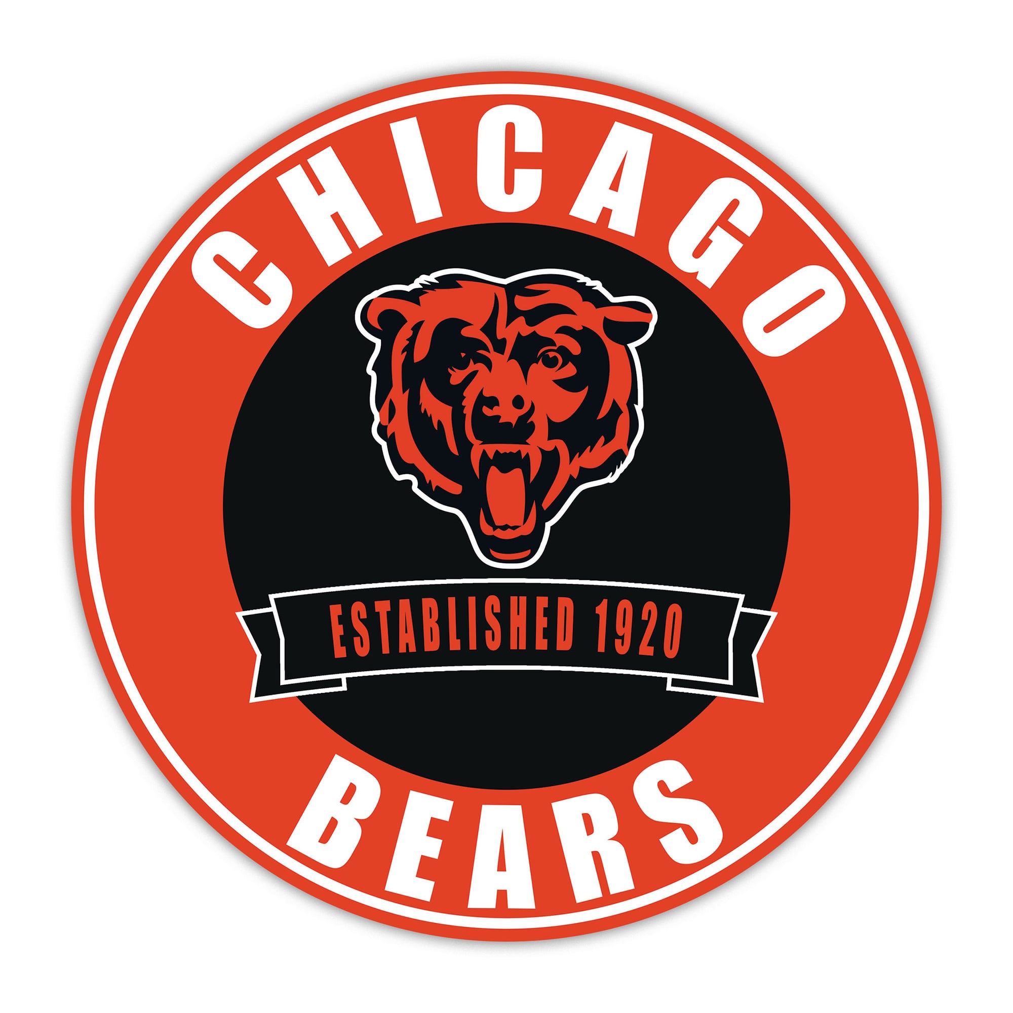Chicago Bears 24″ Circle with Banner
