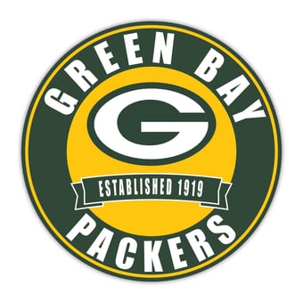 Green Bay Packers 24" Circle with Banner