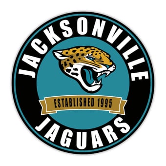 Jacksonville Jaguars 24" Circle with Banner
