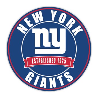 New York Giants 24" Circle with Banner