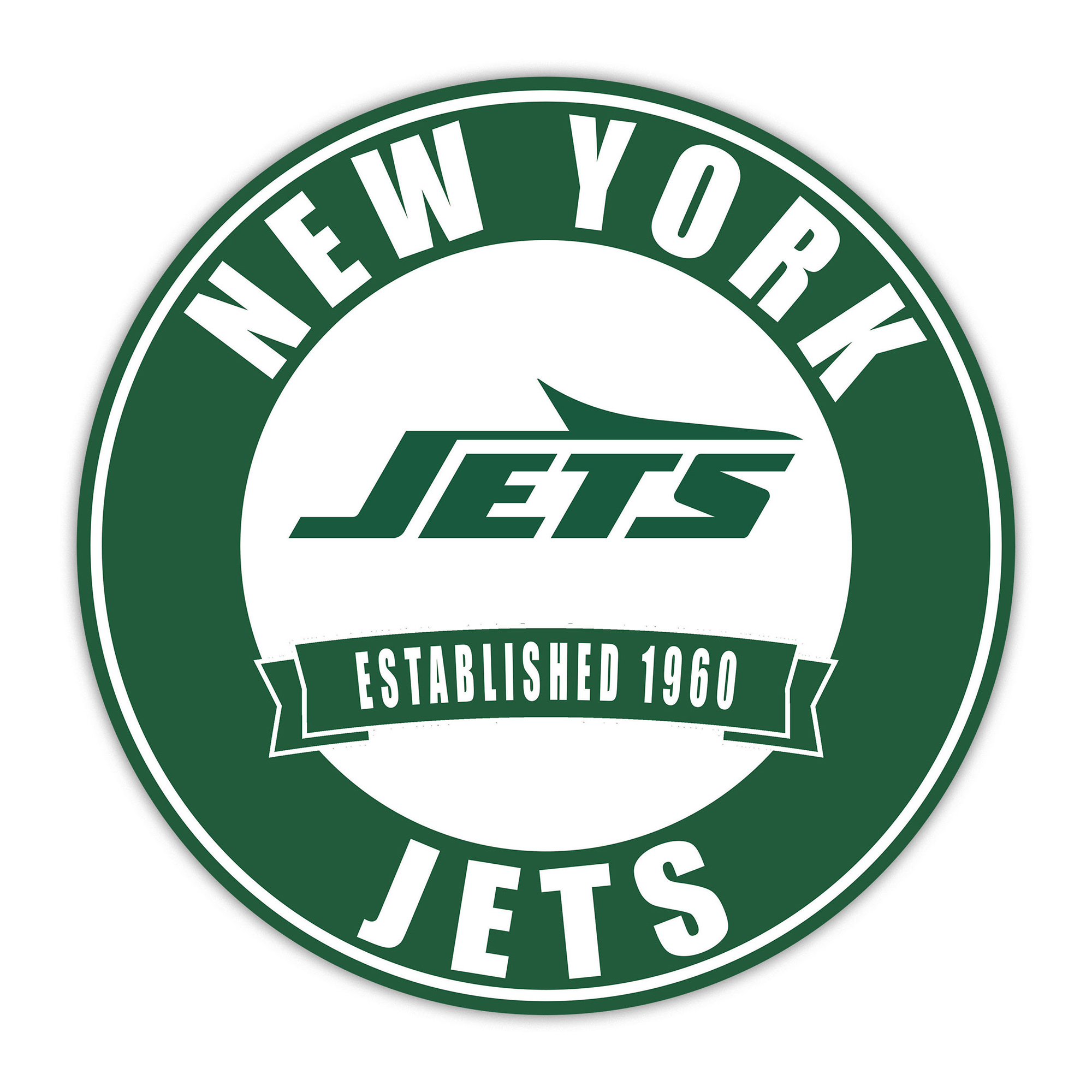 New York Jets 24" Circle with Banner