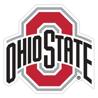 Ohio State Buckeyes 24" Logo Cutout Sign