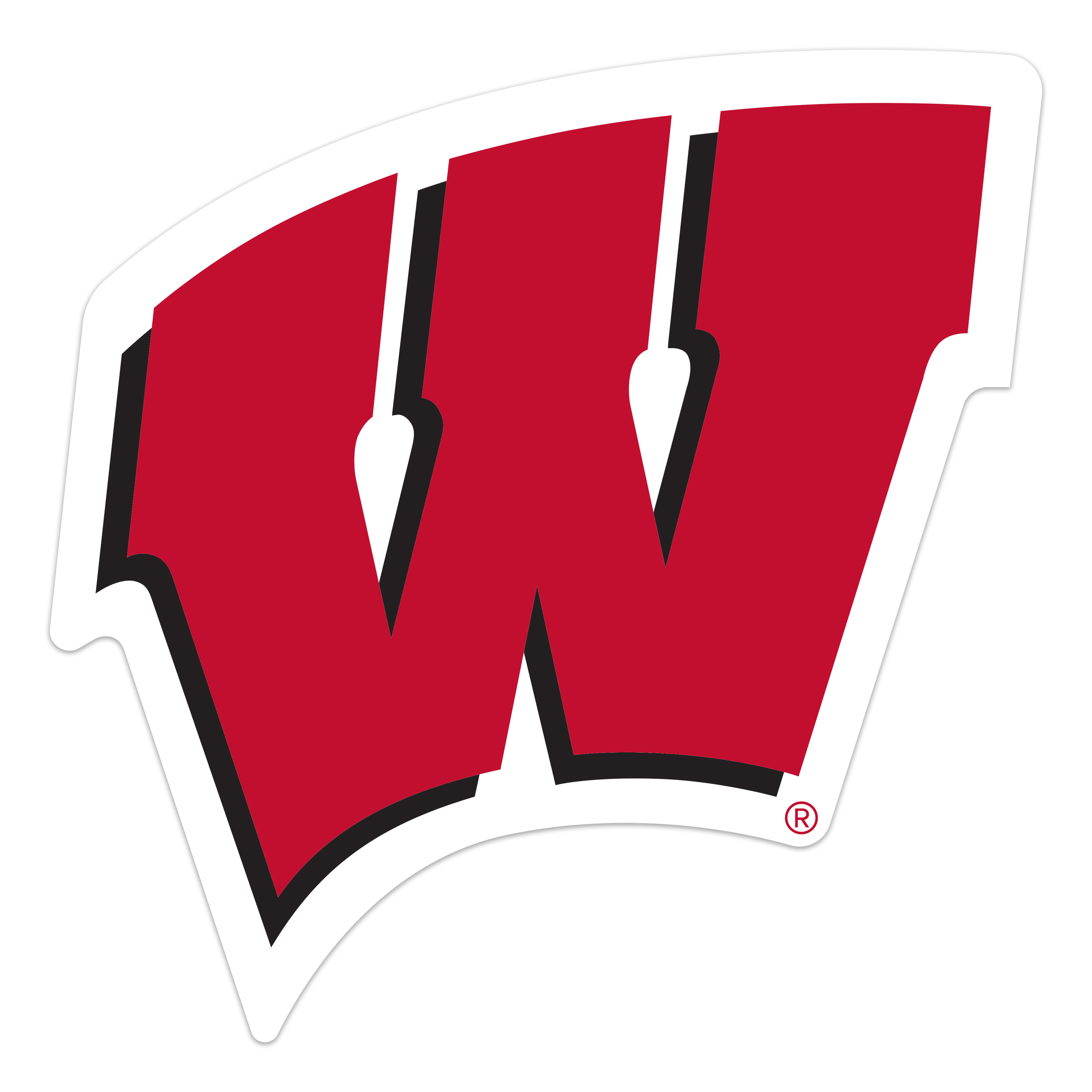 Wisconsin Badgers 24" Logo Cutout Sign