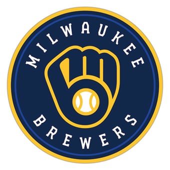 Milwaukee Brewers 24" Logo Cutout Sign