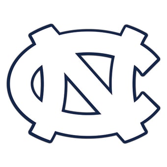 North Carolina Tar Heels 24" Logo Cutout Sign