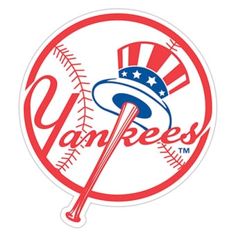 New York Yankees 24" Logo Cutout Sign