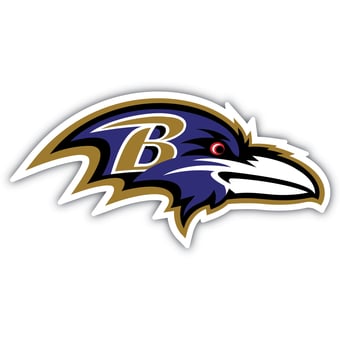 Baltimore Ravens 24" Logo Cutout Sign