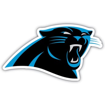 Carolina Panthers 24" Logo Cutout Sign