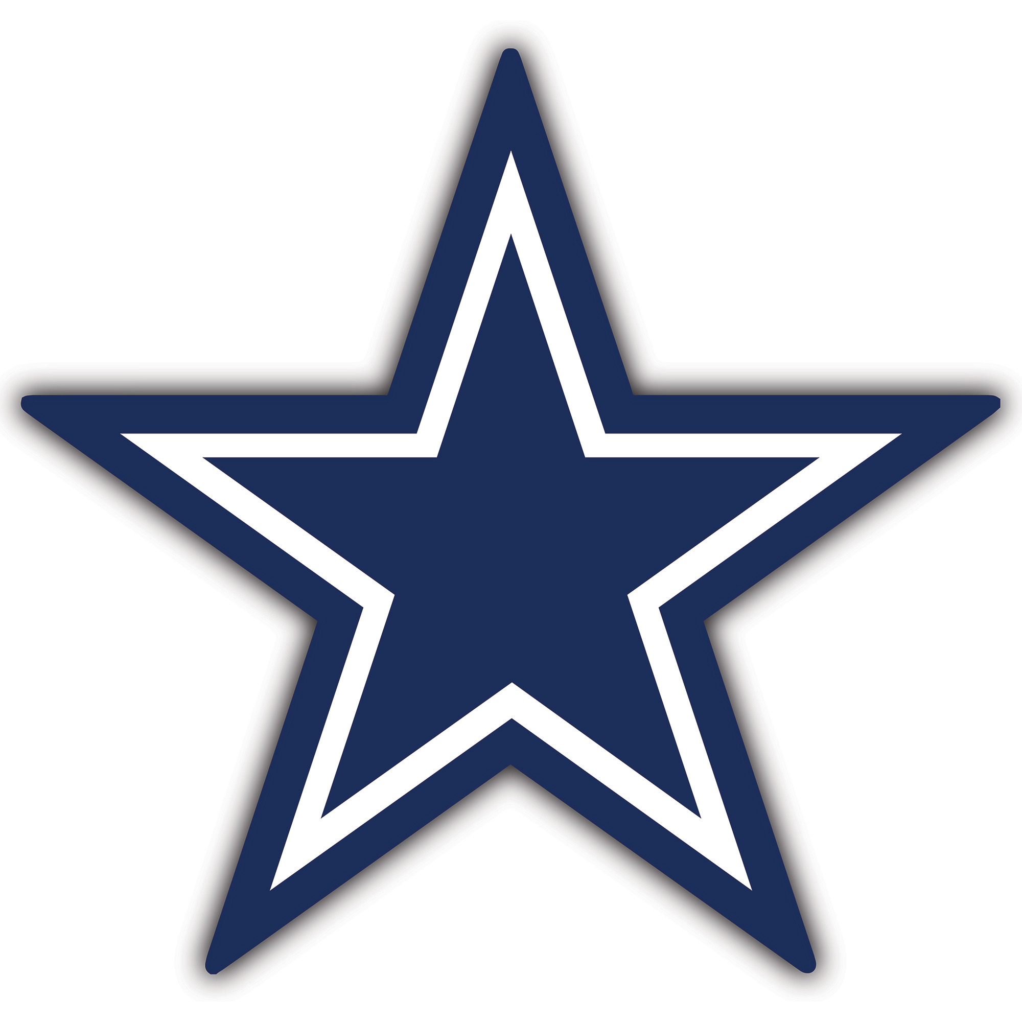 Dallas Cowboys 24" Logo Cutout Sign