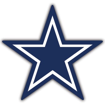 Dallas Cowboys 24" Logo Cutout Sign