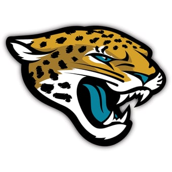 Jacksonville Jaguars 24" Logo Cutout Sign