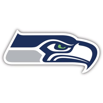 Seattle Seahawks 24" Logo Cutout Sign