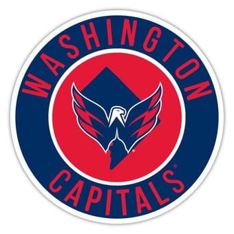 Washington Capitals 15" State Circle Sign