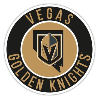 Vegas Golden Knights 15" State Circle Sign