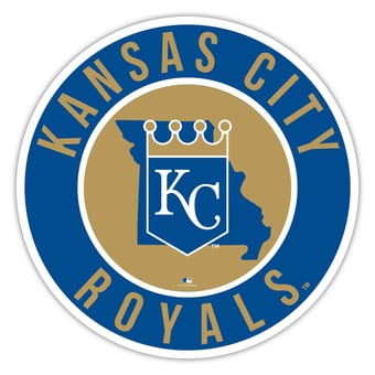 Kansas City Royals 15" State Circle Sign