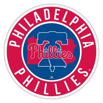 Philadelphia Phillies 15" State Circle Sign
