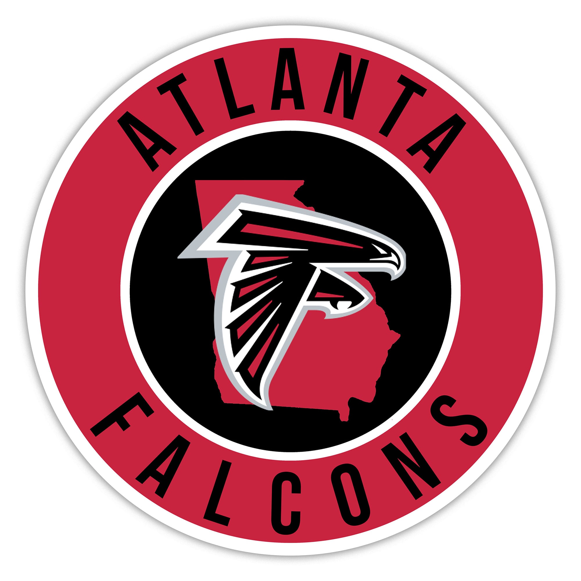 Atlanta Falcons 15″ State Circle Sign Atlanta Falcons 15″ State Circle Sign