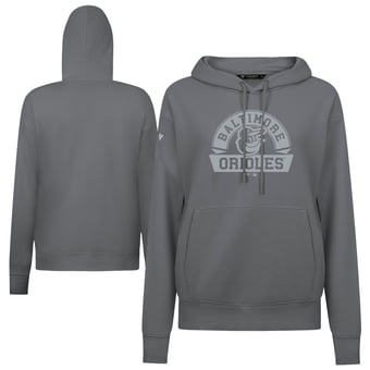 Women's Levelwear Stone Baltimore Orioles Adorn Banner Arch Hoodie