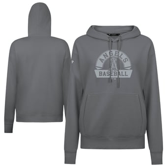 Women's Levelwear Stone Los Angeles Angels Adorn Banner Arch Hoodie