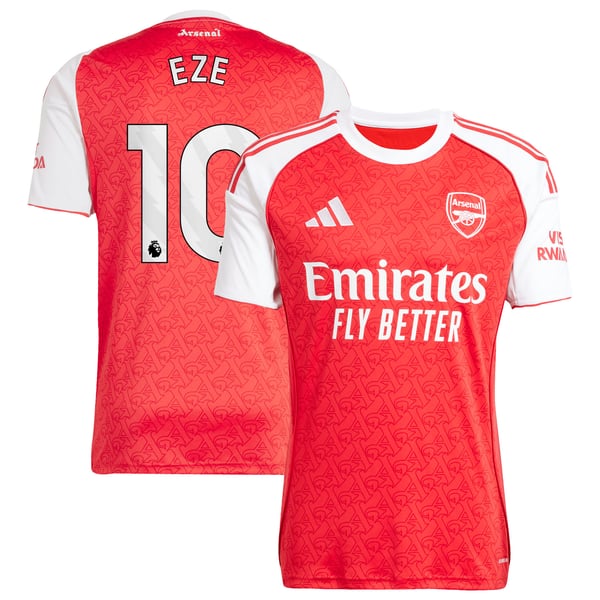 Maillot Domicile Arsenal adidas 2025-26 avec flocage Eze 10