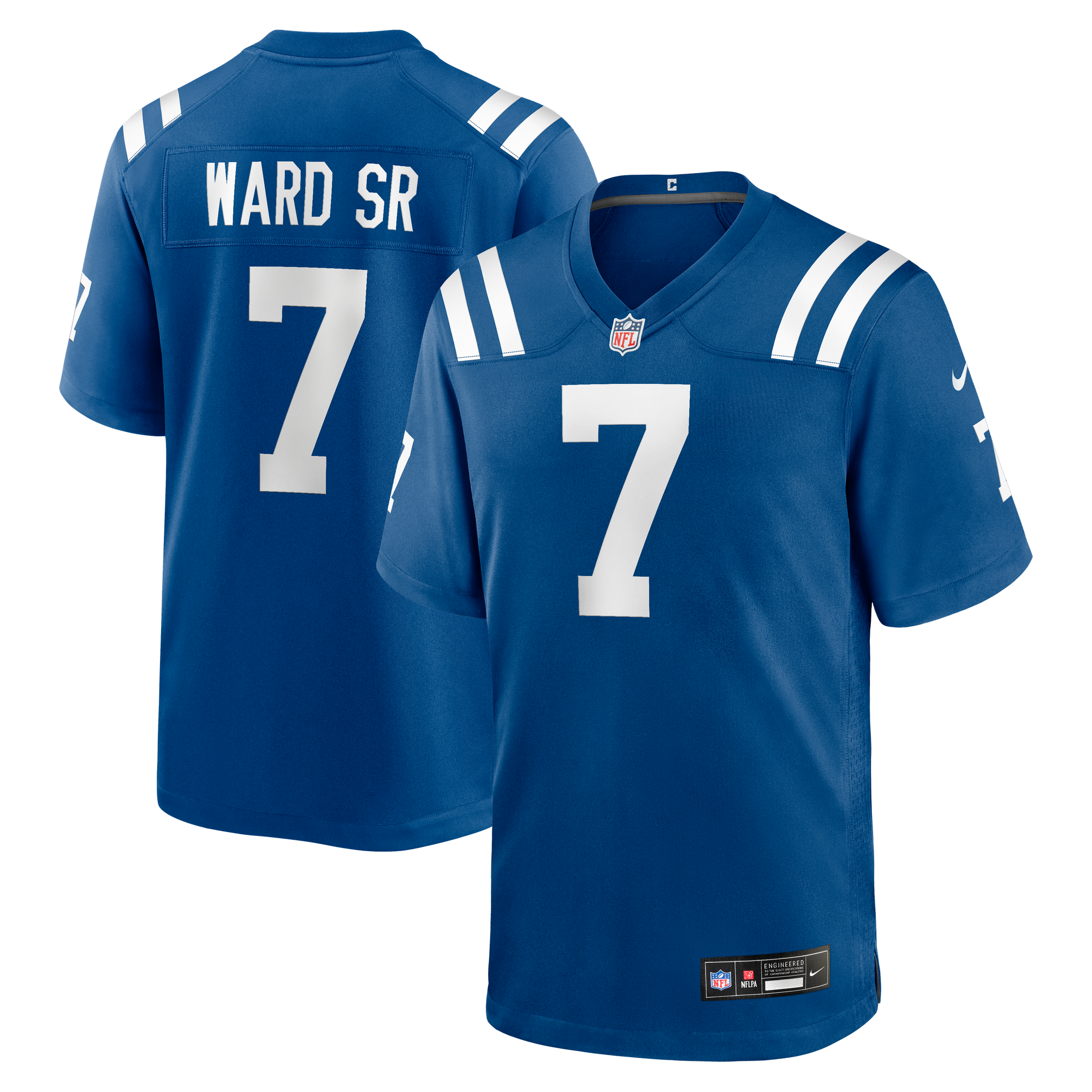 Maglia Nike Game Home degli Indianapolis Colts - Reale - Charvarius Ward Sr. - Uomo