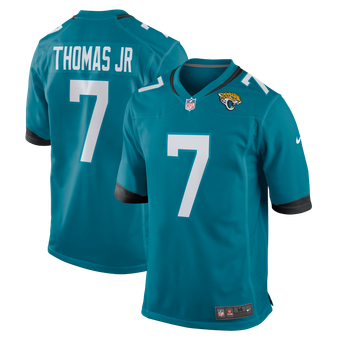 Jacksonville Jaguars Nike Home Game Jersey - Teal - Brian Thomas Jr. - Mens