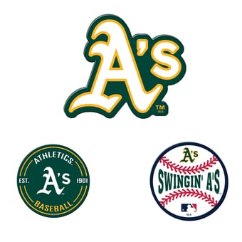 WinCraft  Athletics 3-Pack Premium Fridge Magnet Set