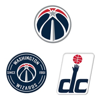 WinCraft  Washington Wizards 3-Pack Premium Fridge Magnet Set