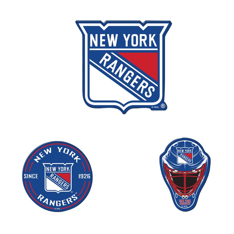 WinCraft  New York Rangers 3-Pack Premium Fridge Magnet Set