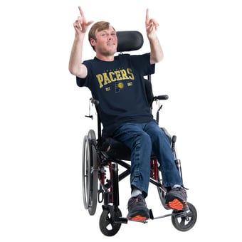 Men's G-III Sports by Carl Banks Navy Indiana Pacers Adaptive Classic Team Spirit Short Sleeve T-Shirt