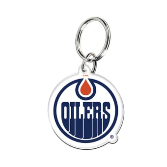 WinCraft Edmonton Oilers Premium Acrylic Core Key Ring