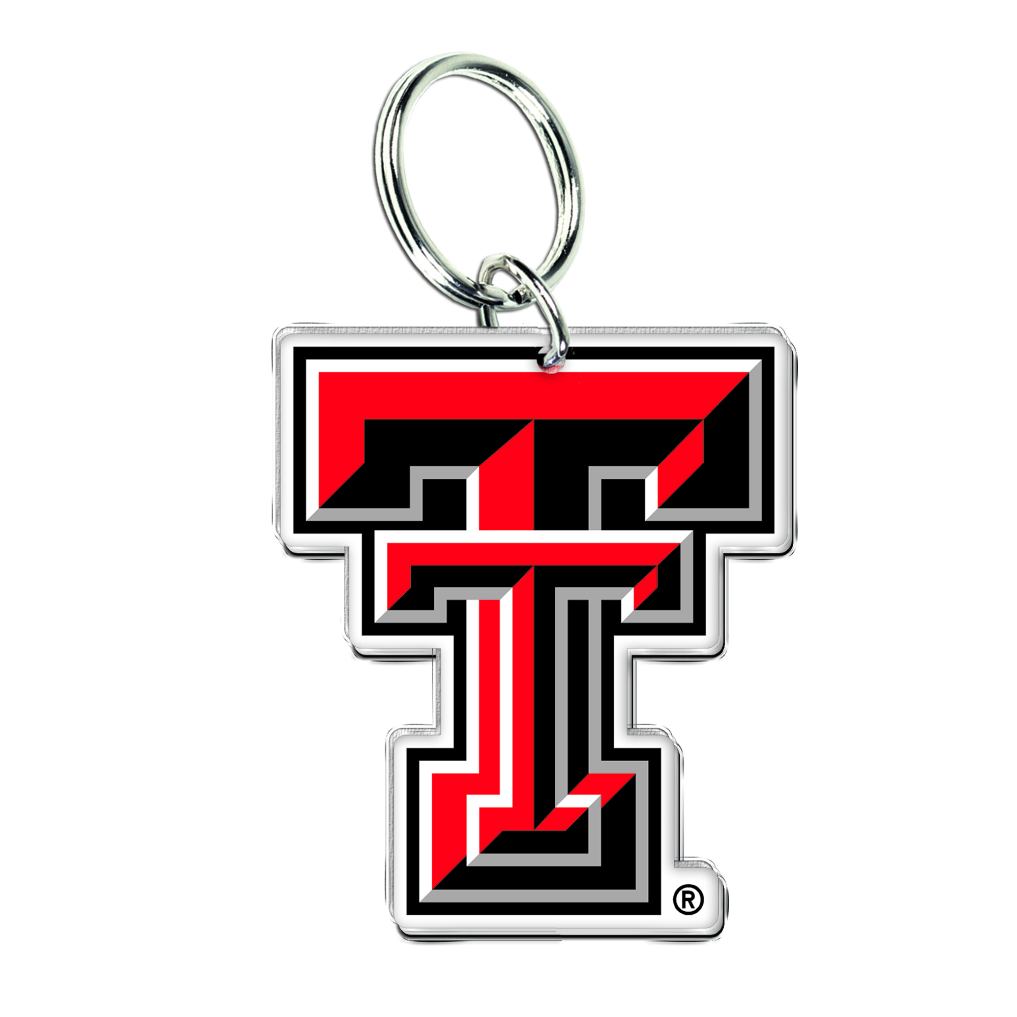 WinCraft Texas Tech Red Raiders Premium Acrylic Core Key Ring