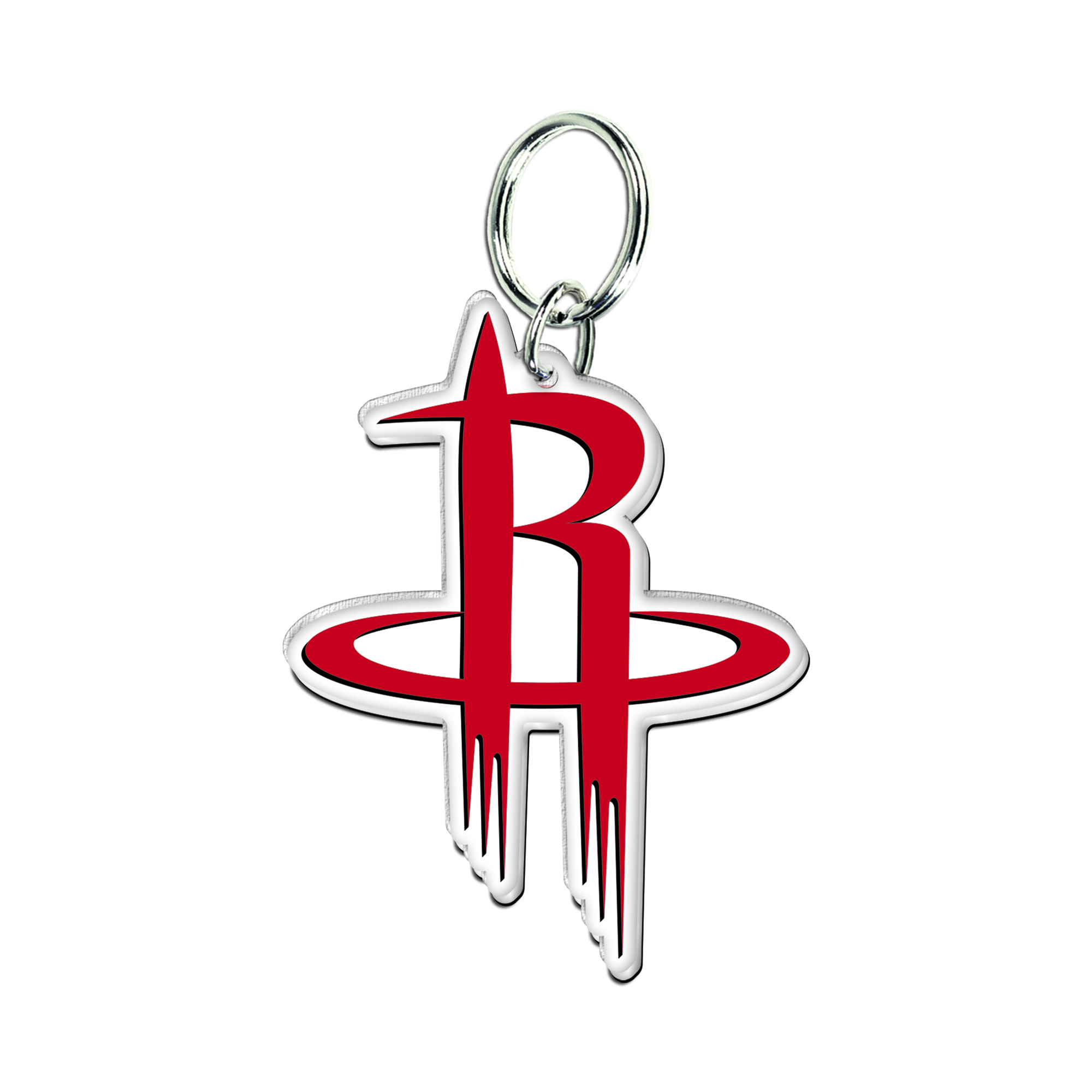 WinCraft Houston Rockets Premium Acrylic Core Key Ring