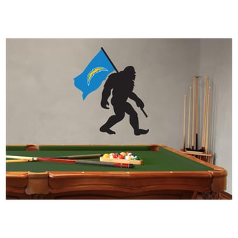 Los Angeles Chargers Bigfoot Decal