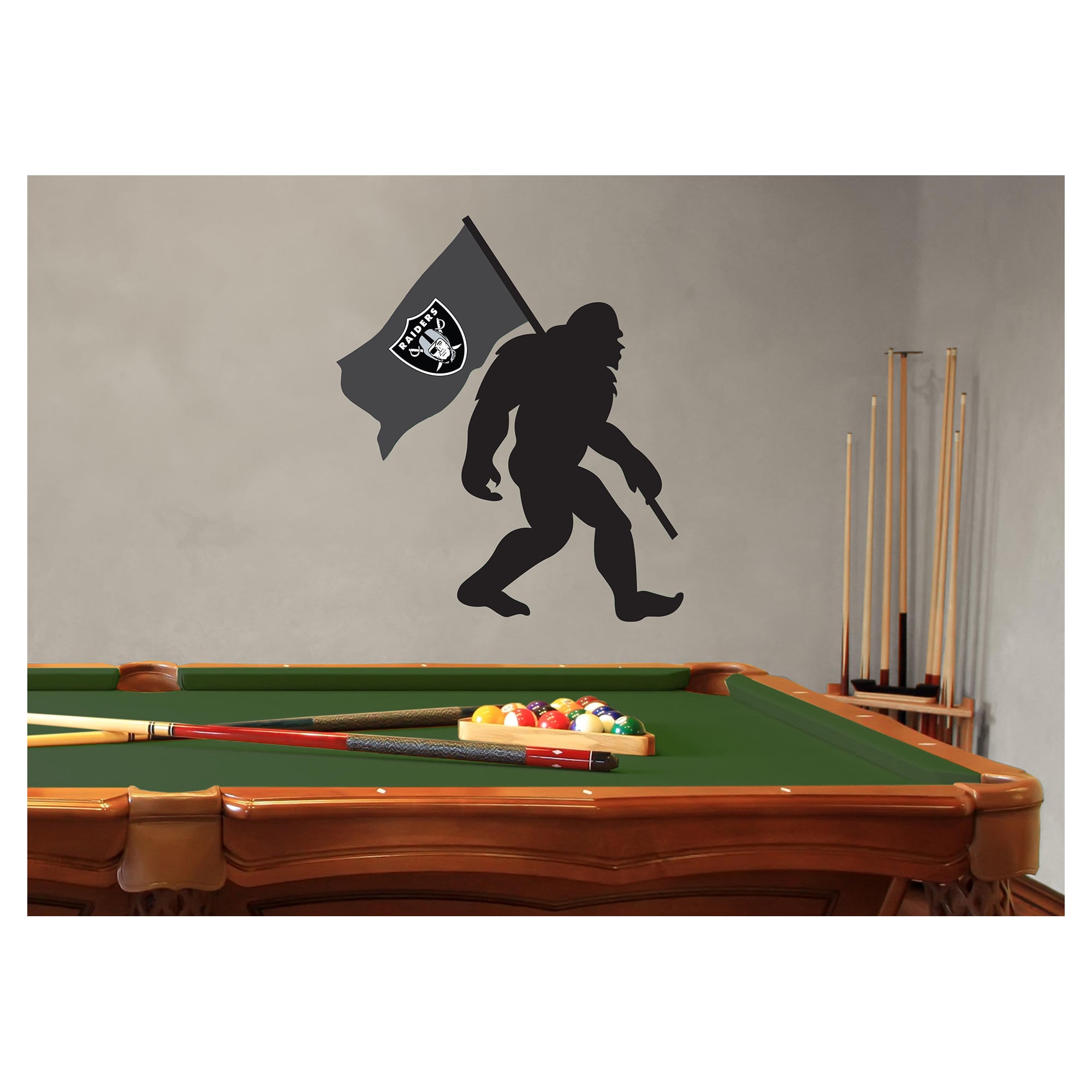 Las Vegas Raiders Bigfoot Decal