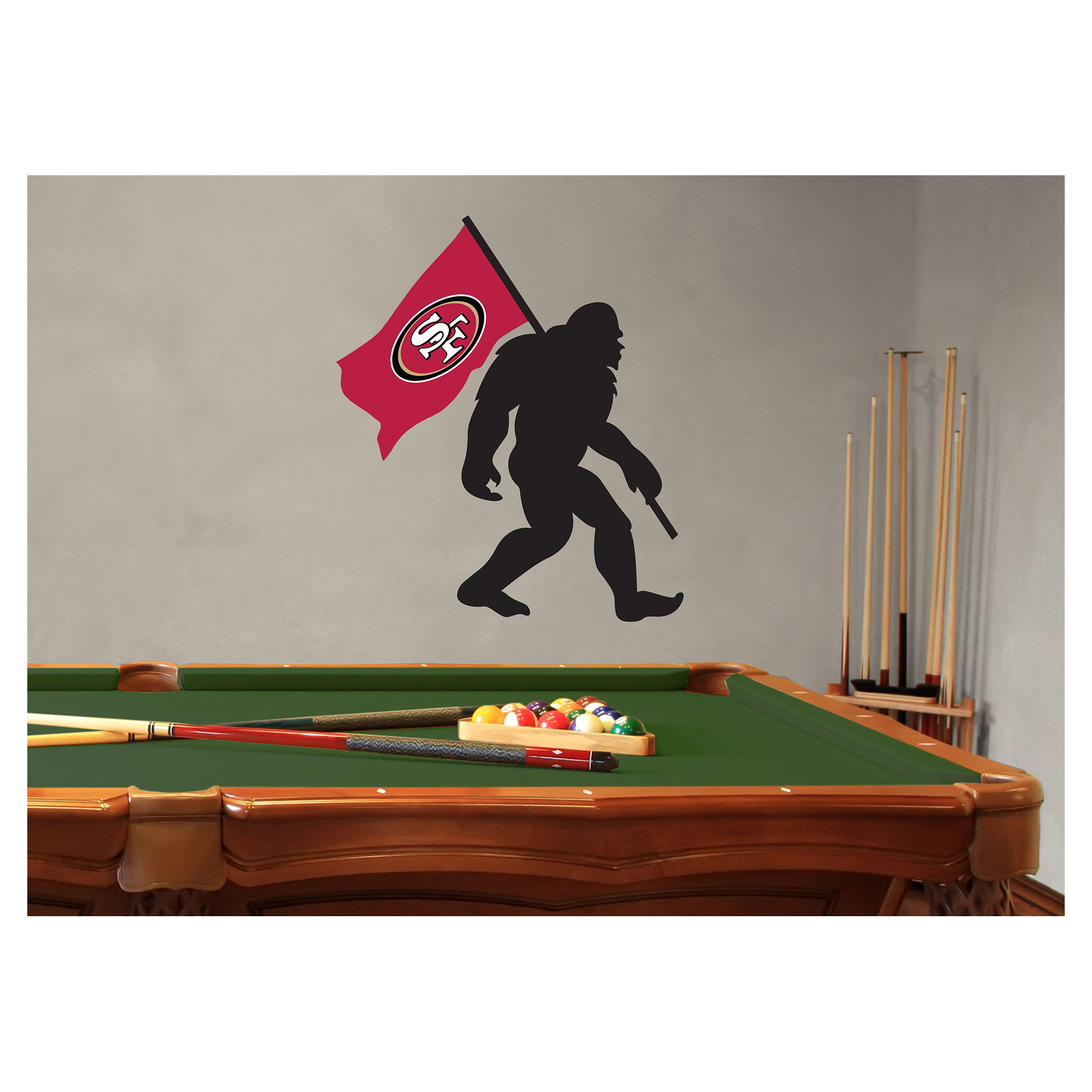 San Francisco 49ers Bigfoot Decal