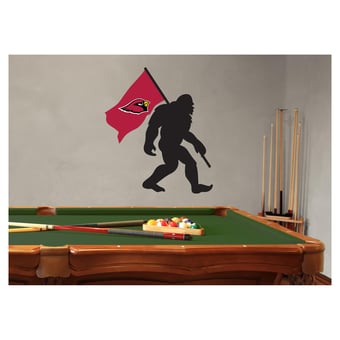 Arizona Cardinals Bigfoot Decal