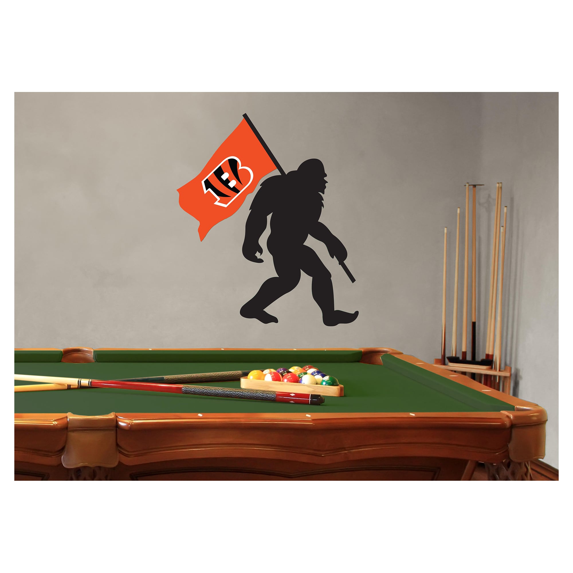 Cincinnati Bengals Bigfoot Decal Cincinnati Bengals Bigfoot Decal