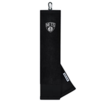 WinCraft Brooklyn Nets 16" x 25" Face/Club Tri-Fold Embroidered Golf Towel