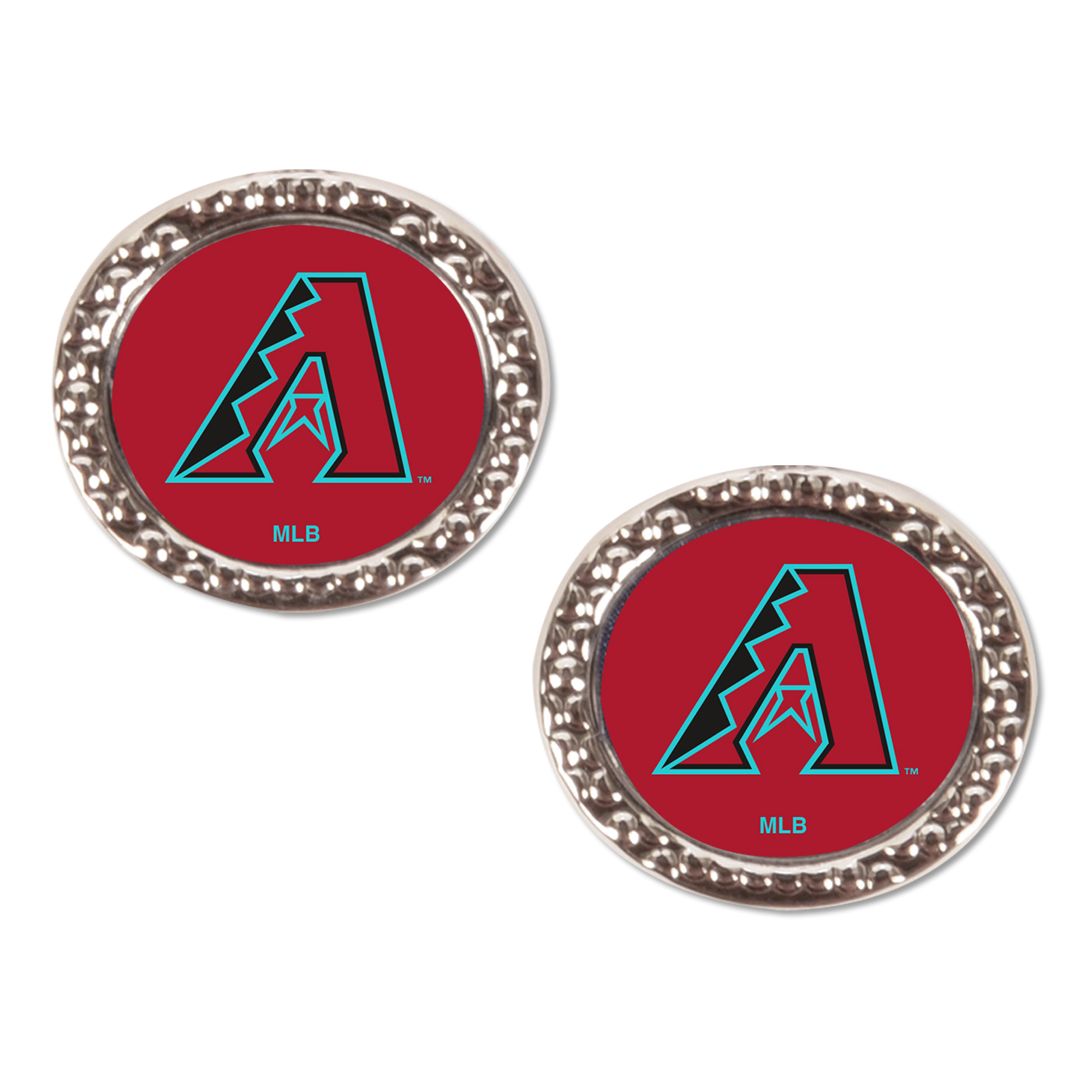 WinCraft Arizona Diamondbacks Logo Round Post Earrings