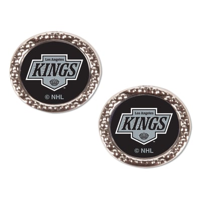 WinCraft Los Angeles Kings Logo Round Post Earrings