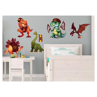Washington Commanders Dinosaurs Wall Decal Set