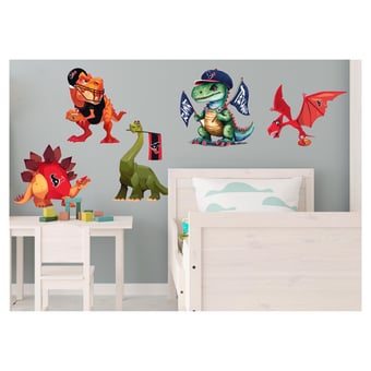 Houston Texans Dinosaurs Wall Decal Set