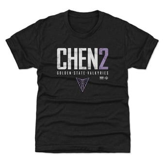 Youth 500 Level Kaitlyn Chen Black Golden State Valkyries Elite T-Shirt