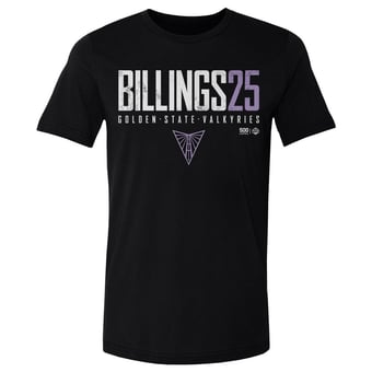 Men's 500 Level Monique Billings Black Golden State Valkyries Elite T-Shirt