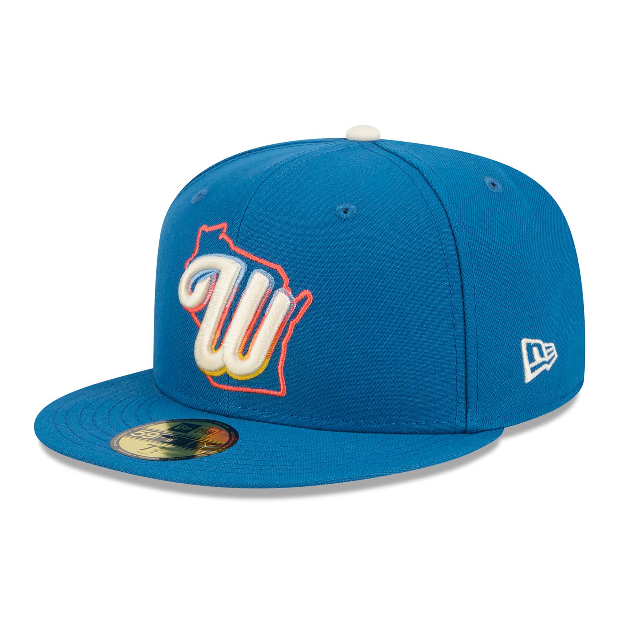 Men's New Era Blue Milwaukee Brewers 2026 City Connect 59FIFTY Fitted Hat