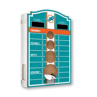 Miami Dolphins Hanging Bean Bag Toss Game