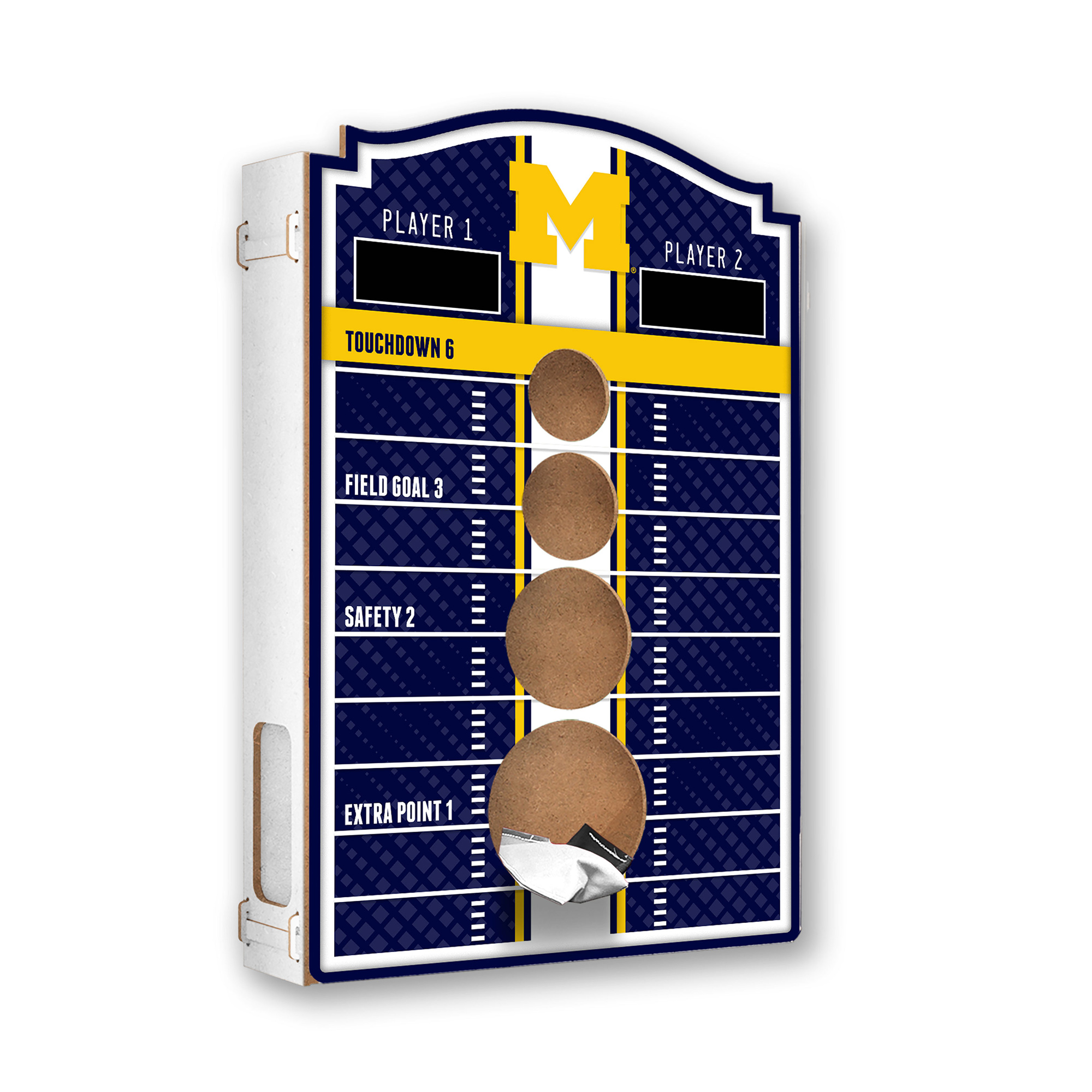 Michigan Wolverines Hanging Bean Bag Toss Game