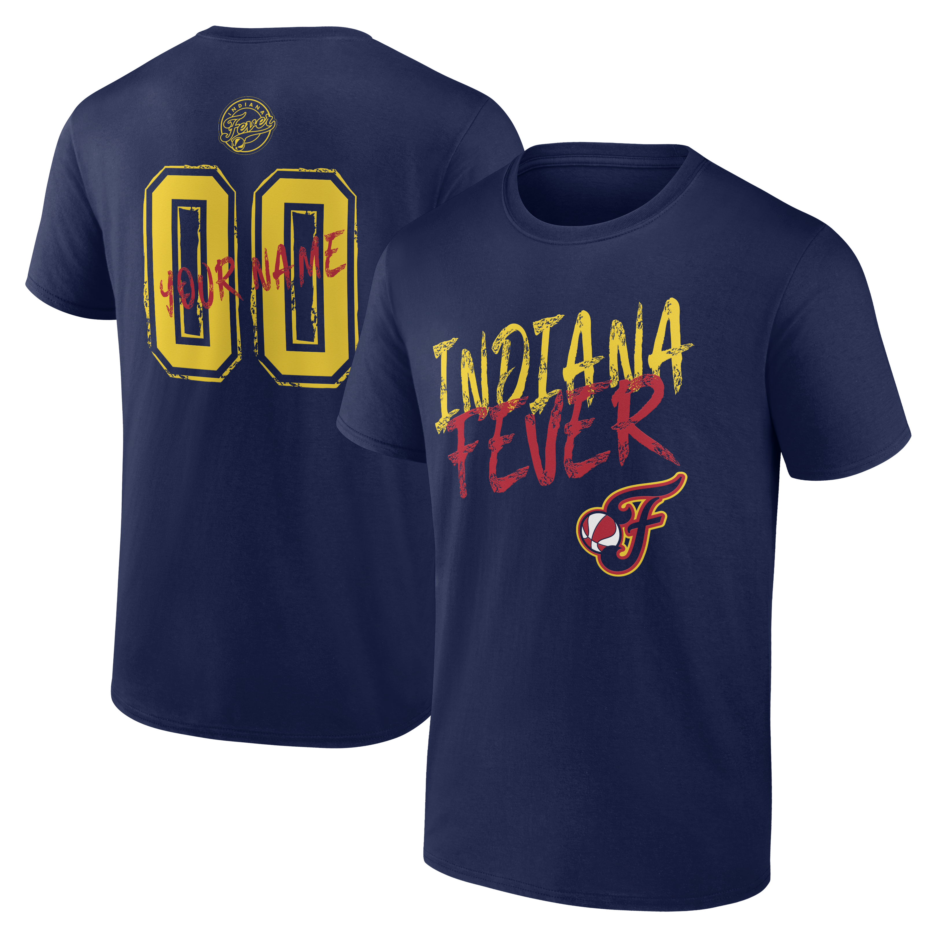 Men’s Navy Indiana Fever Hustle Custom T-Shirt Men’s Navy Indiana Fever Hustle Custom T-Shirt