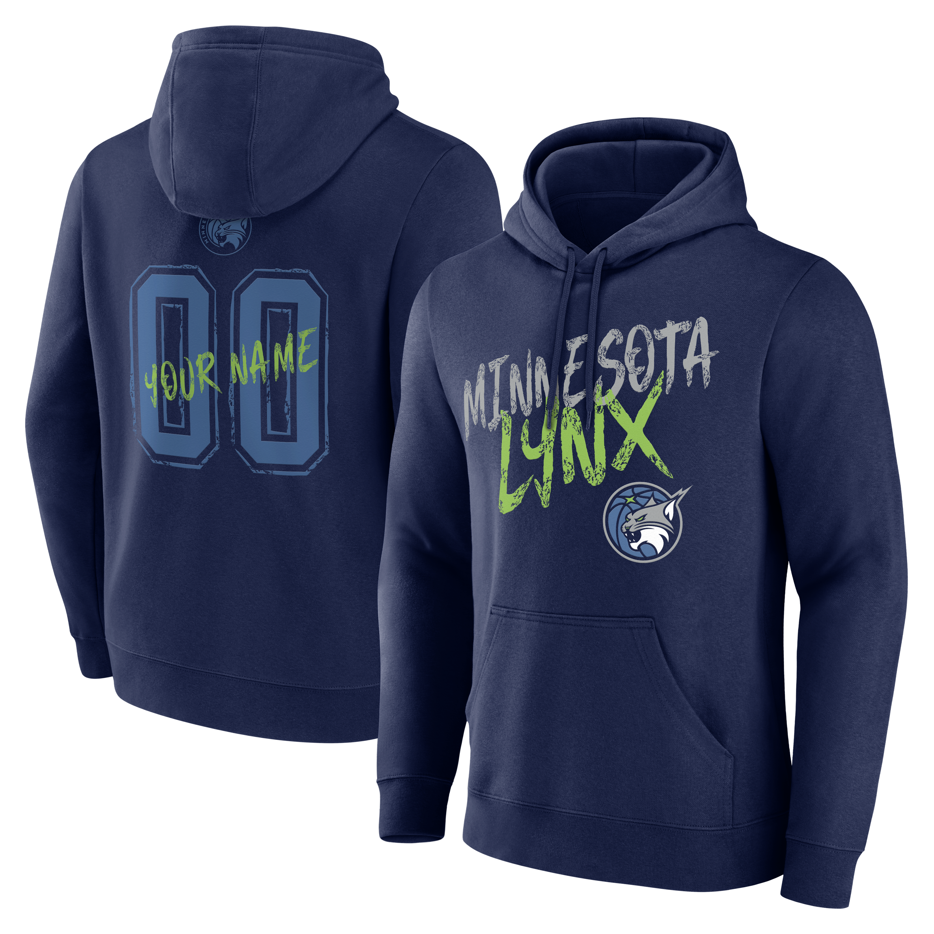 Men’s Navy Minnesota Lynx Hustle Custom Hoodie Men’s Navy Minnesota Lynx Hustle Custom Hoodie
